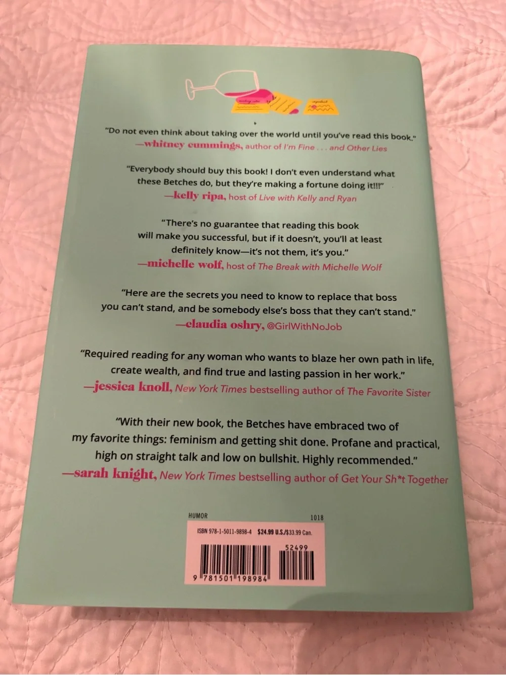 Like New Hardcover “When’s Happy Hour?” Book from betches